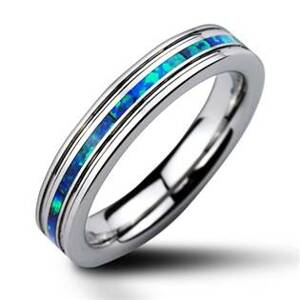 NUBIS® NWF1022 Dámský snubní prsten s opálem - velikost 58 - NWF1022-58