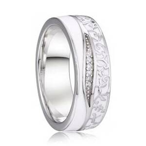 7AE AN1039 Dámský snubní prsten, stříbro AG 925/1000 - velikost 51 - AN1039-D-51