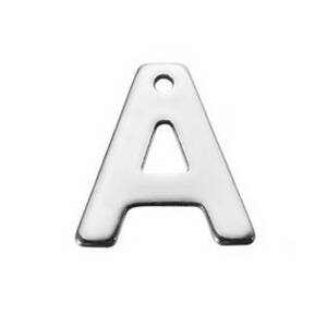 Šperky4U Drobný ocelový přívěšek - iniciála "A" - OK1142-A