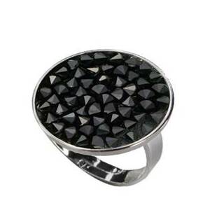 NUBIS® Prsten s krystaly Crystals from Swarovski® BLACK JET - LVX301-JET