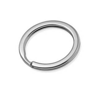 Šperky4U Ocelový kroužek na klíče, pr. 35 mm - KX0001-35