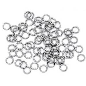 Šperky4U komponenty - ocelový kroužek 1,0x7 mm - OK1154