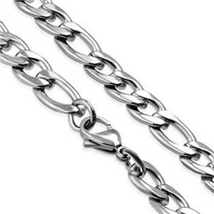 Šperky4U Ocelový řetěz figaro, tl. 9 mm - OPE1010-090-60